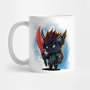 Chibi Blue Devil Mug